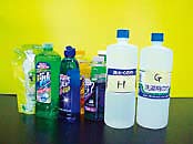 用意した洗剤および洗濯糊